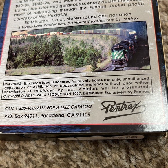 Burlington Northern’s funnel train, VHS, 1997 video tape - Picture 3 of 6